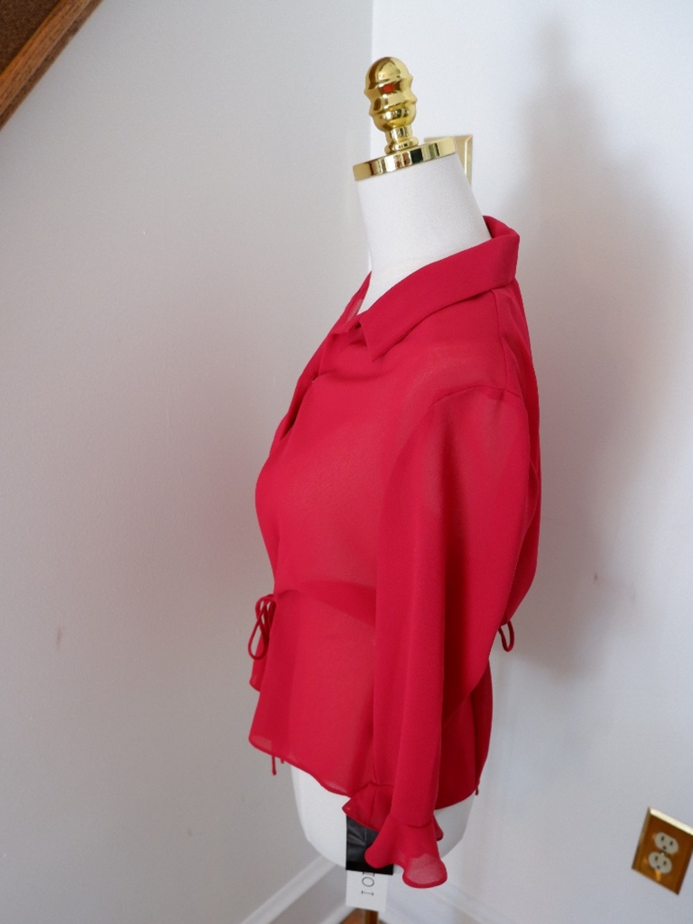 Vintage 90s/Y2K Raspberry Blouse Size 8 NWT